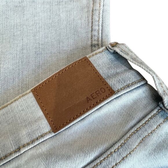 Aeropostale high rise flare Distressed Women's Jeans Size 8 - Picture 6 of 16